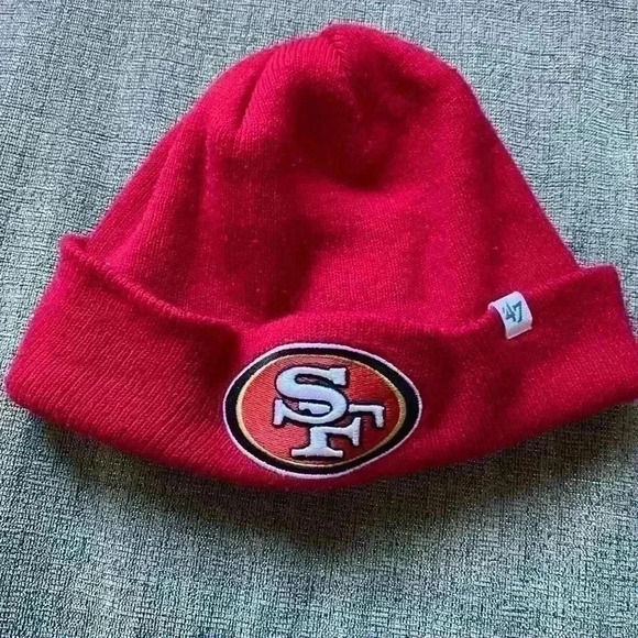 ‘47 Brand 49ers Logo Beanie Red O/S - Picture 1 of 6